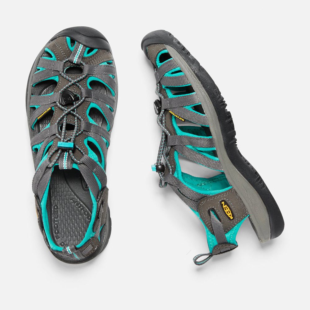 Keen Outdoor Sandalet Kadın Koyu Gri - Whisper - Türkiye AIGH03472